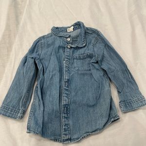 H&M Blue denim shirt, 18 months